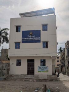 Eshaat Foundation school building.