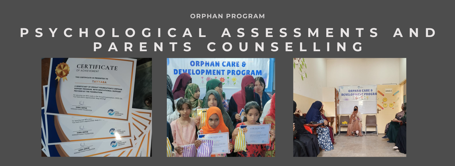 Assessment and Parent Counselling